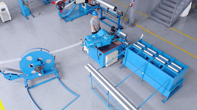 Máy sản xuất ống gió tròn xoắn SBTF-1602